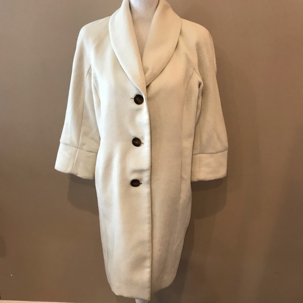 Cream peacoat